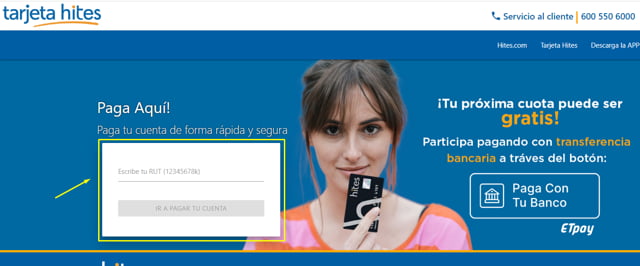 Cómo pagar la tarjeta Hites 2