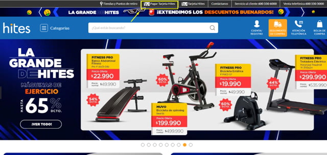 Cómo pagar la tarjeta Hites