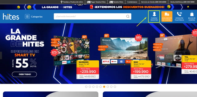 consultar el estado de cuenta de su Tarjeta Hites