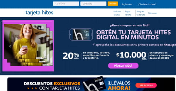 Cómo solicitar la Tarjeta Hites paso a paso